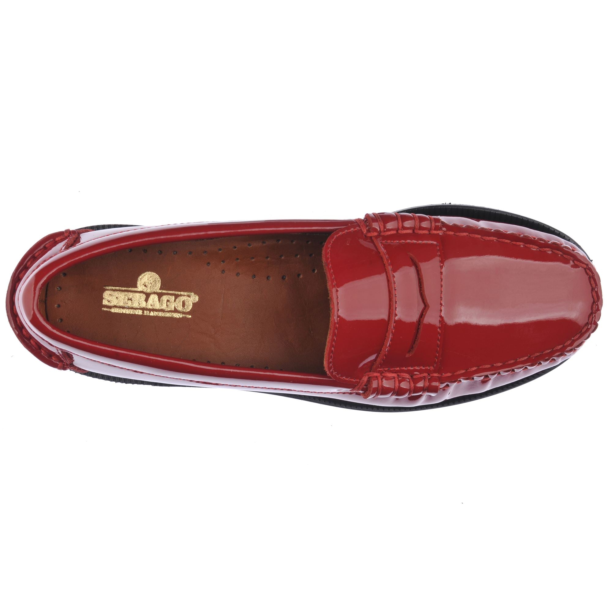 CLASSIC DAN PATENT LEATHER WOMAN Moc Moccasin Woman RED