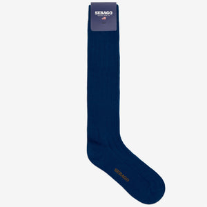 SANGERVILLE POLOL - Socks - Quarter High Sock - Unisex - Blue Dk Riviera
