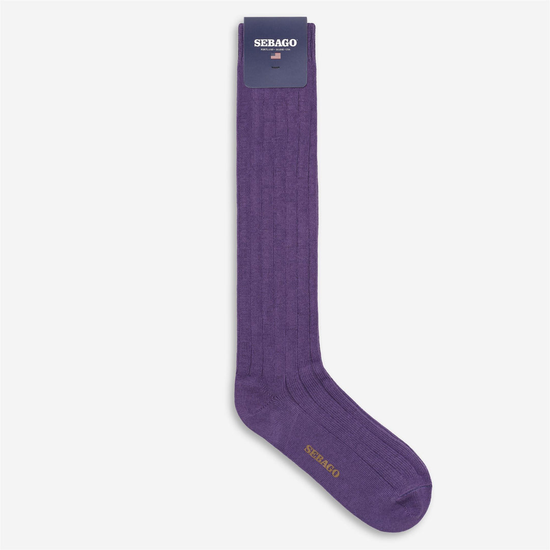 Violet Unisex Quarter High Cotton Socks for Everyday Wear 01