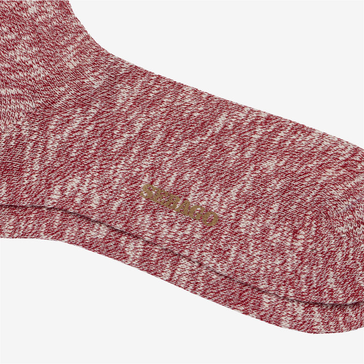 Bordeaux Unisex Leisure Ankle Tube Socks with Colorful Stripes 2