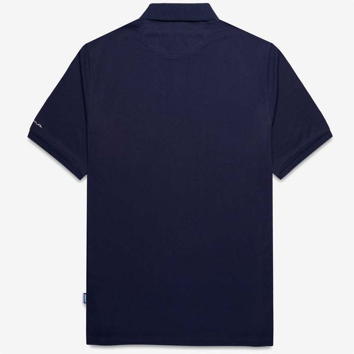 Blaues Herren-Segel-Poloshirt mit UV-Schutz 2