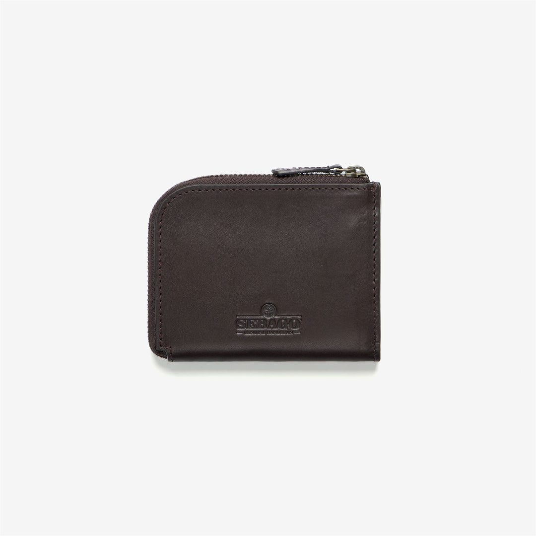 Brown Unisex Leather Zip-Around Wallet for Everyday Use 01