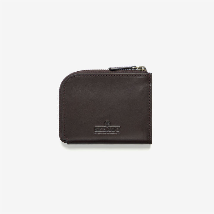 Brown Unisex Leather Zip-Around Wallet for Everyday Use 1