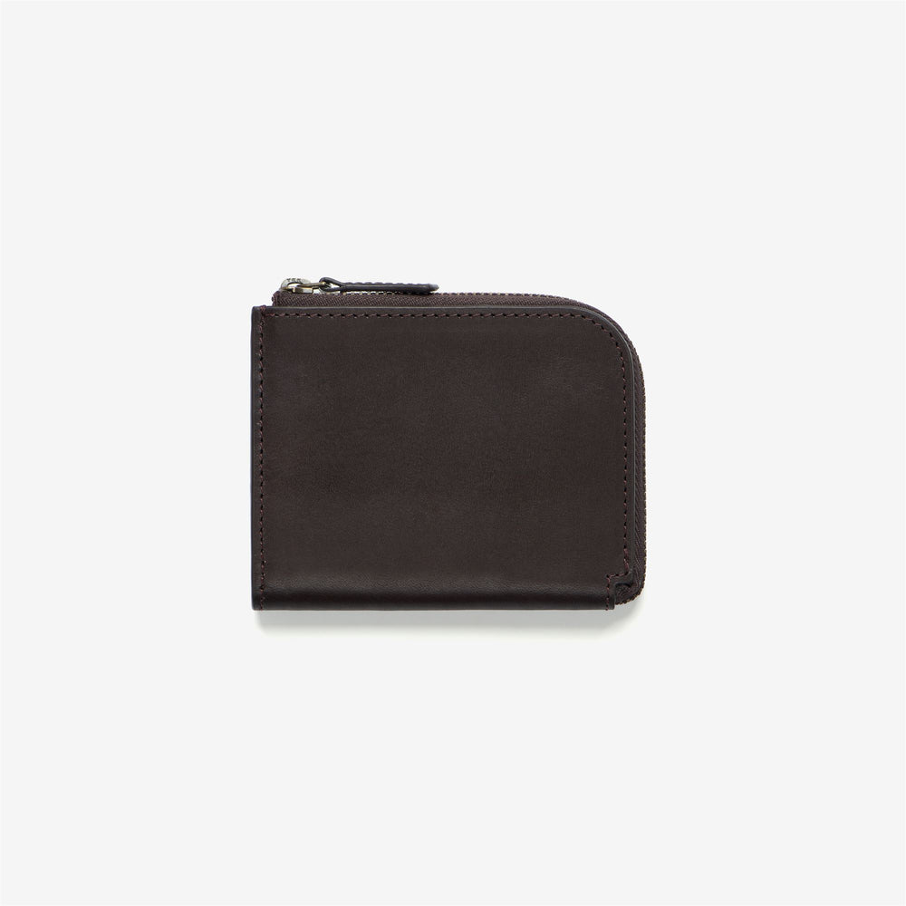 Brown Unisex Leather Zip-Around Wallet for Everyday Use 02