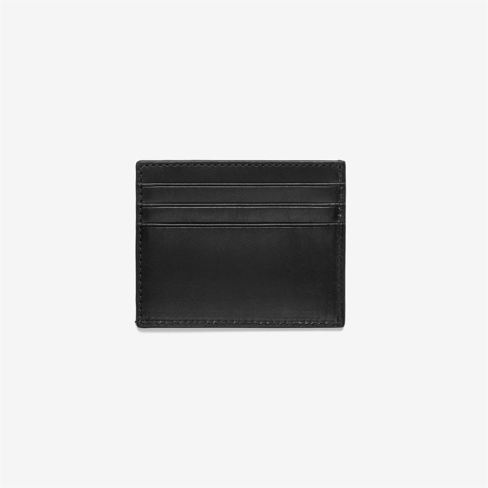 Black Unisex Leather Card Holder for Everyday Use 02