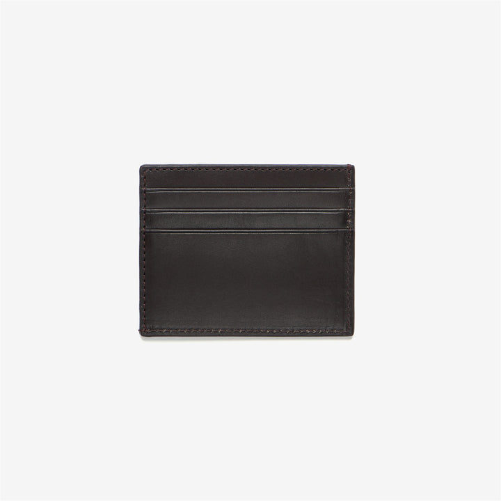 Porte-cartes unisexe en cuir marron pour usage quotidien 2