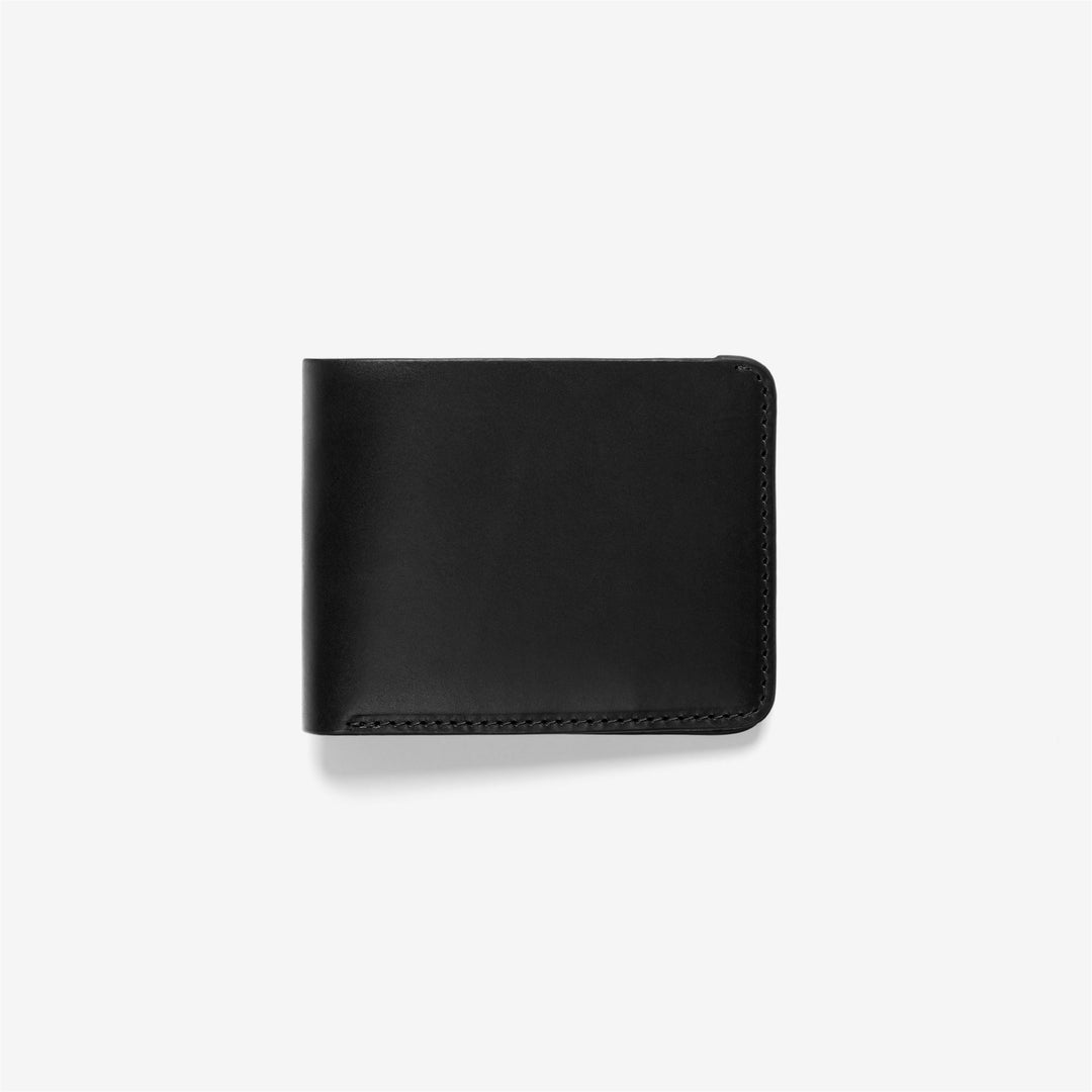 Black Unisex Leather Wallet for Leisure with Card Slots 01