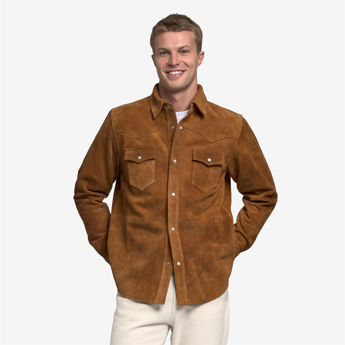 Overshirts_UNISEX_WENWOOD_Overshirts_Brown Sierra - Commercial 6