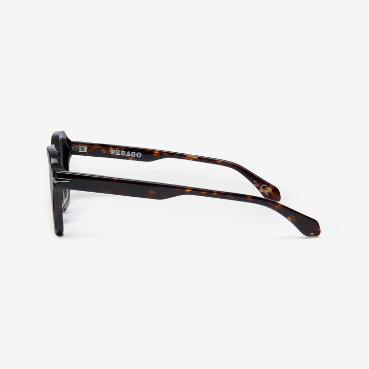 Dunkelbraune Unisex-Funktionssonnenbrille 2