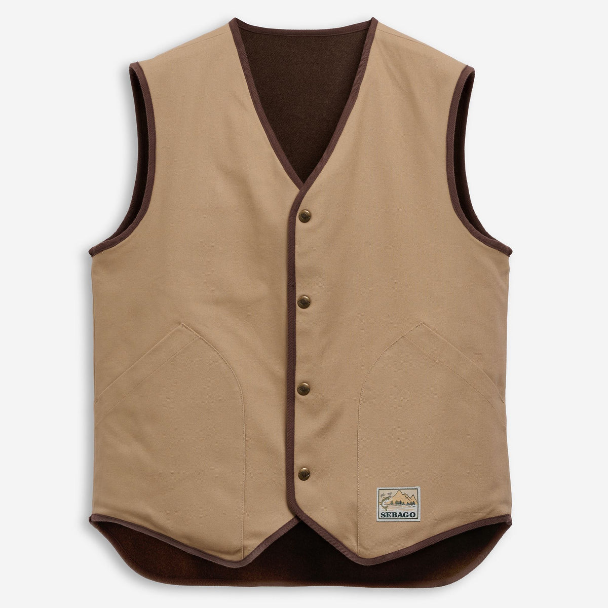 Dresses_Unisex_WILDRIVER WOOL_Waistcoat_Brown Moro - Commercial 2