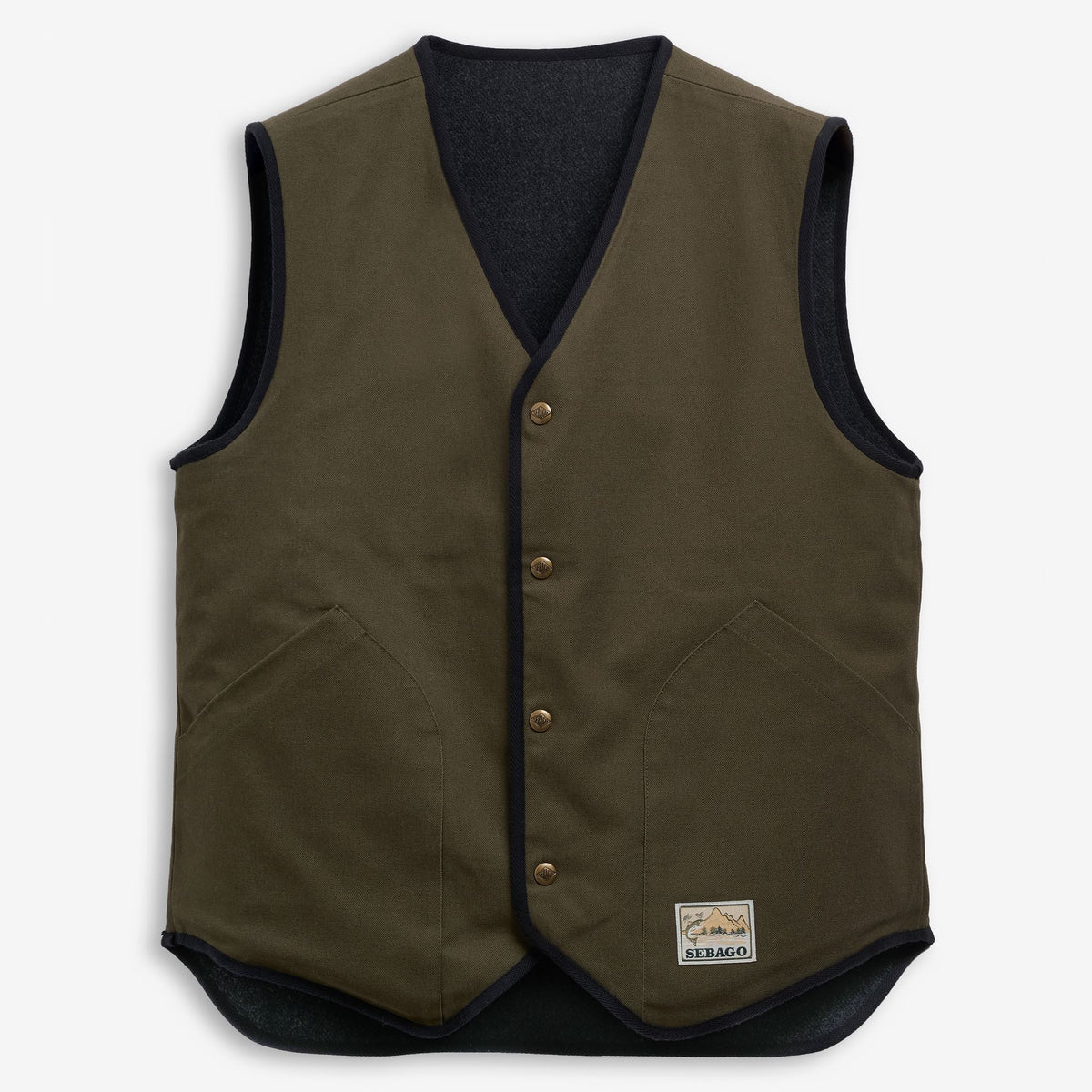 Dresses_Unisex_WILDRIVER WOOL_Waistcoat_Grey Magnet - Commercial 2