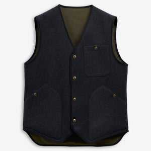 WILDRIVER WOOL - Dresses - Waistcoat - Unisex - Grey Magnet