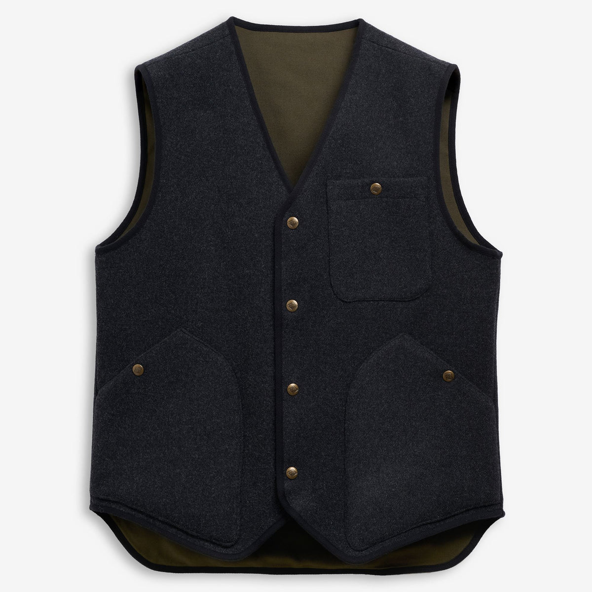 Dresses_Unisex_WILDRIVER WOOL_Waistcoat_Grey Magnet - Commercial 1