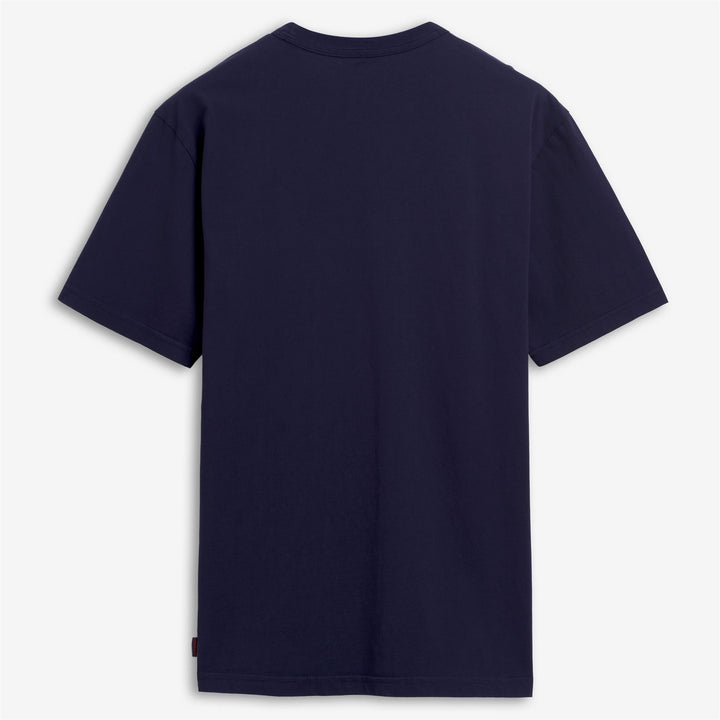 Blue Men's Yachting T-Shirt with American Flag Print 2