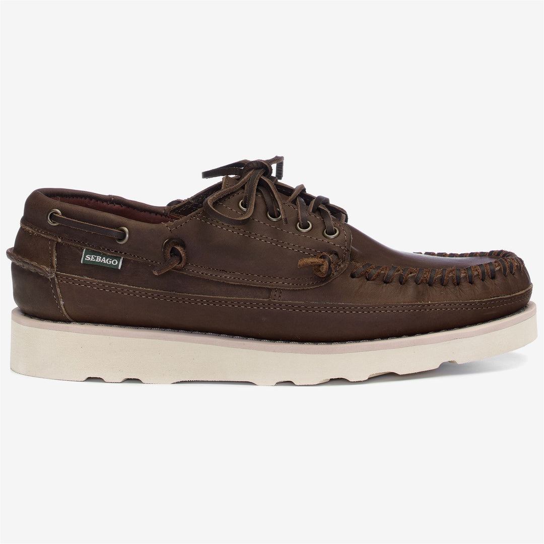 Dark Brown Men's Handcrafted Leather Moccasins for Leisure 01