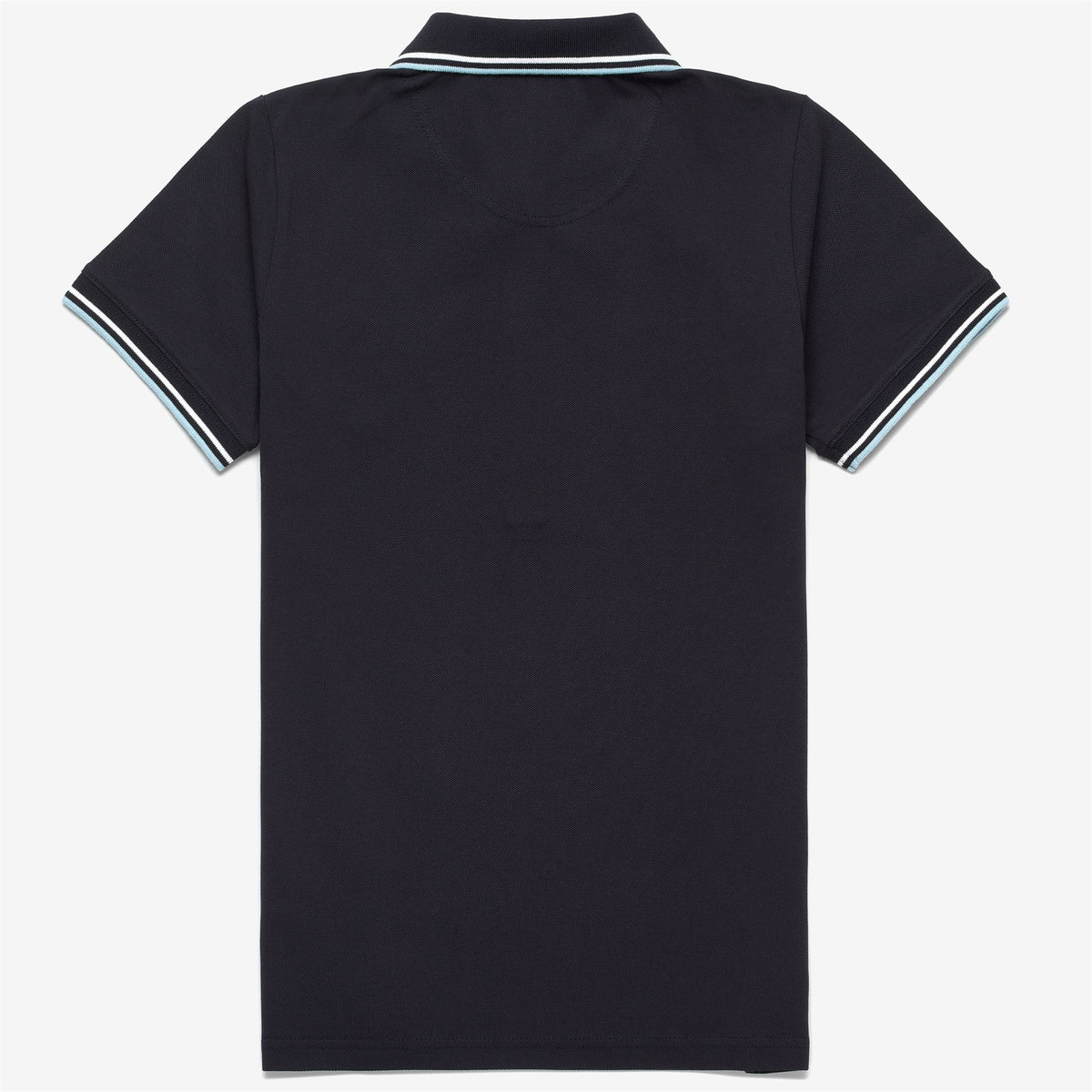 Polo en coton bleu pour femme