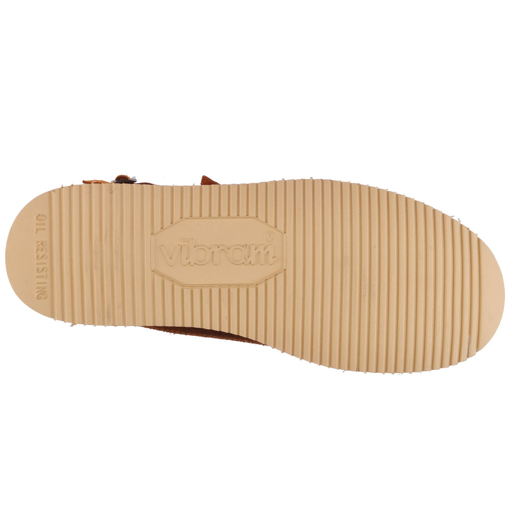 Bottes de loisirs mi-hautes en daim orange cognac pour homme 02