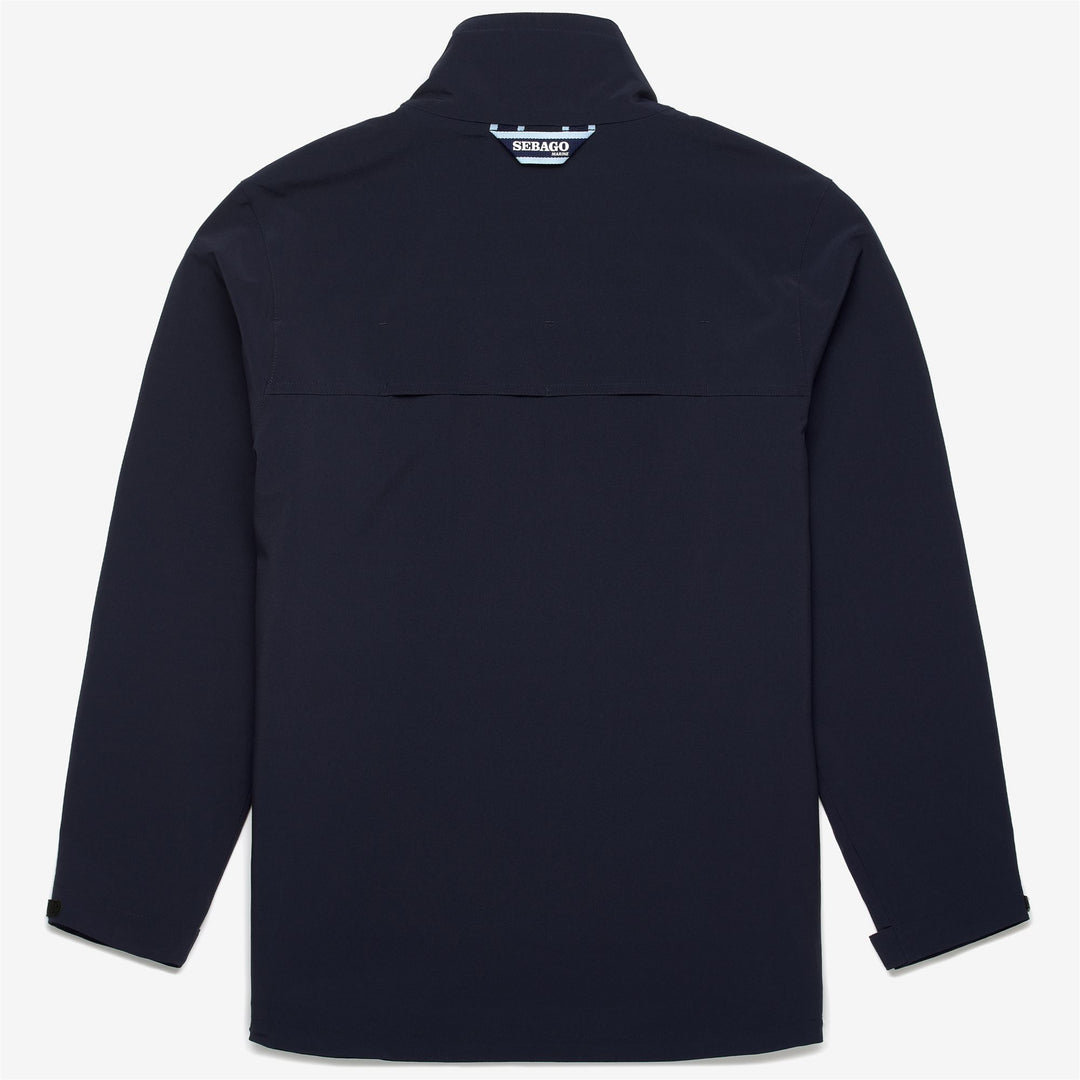 Giacca Mid Impermeabile Unisex da Vela Blu Marino main