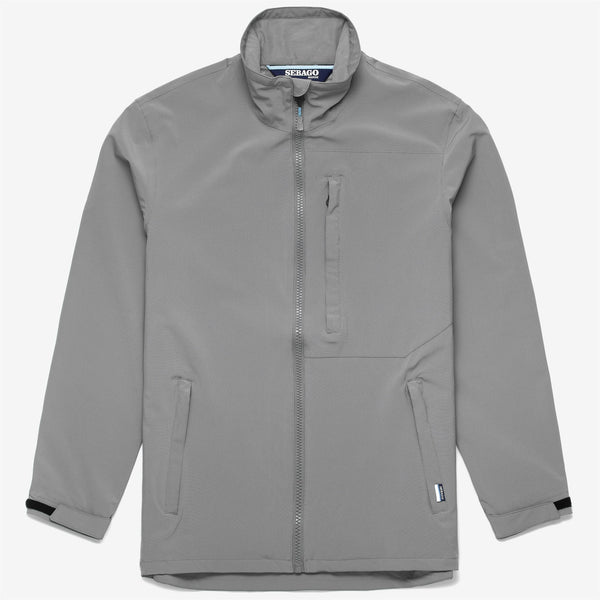 Grey unisex Sailing Mid Jacket with Waterproof and Breathable