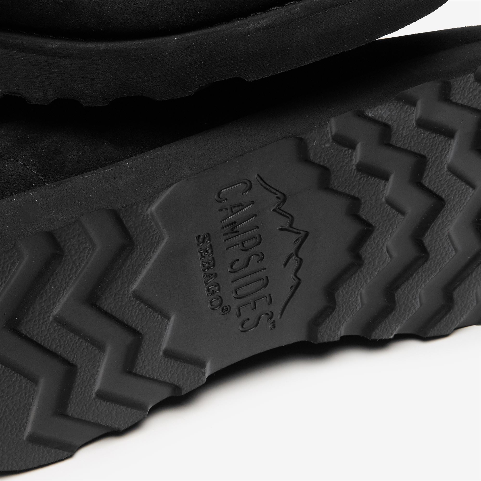 Black Men's Suede Ankle Boots with Elastic Side Panels | Sebago