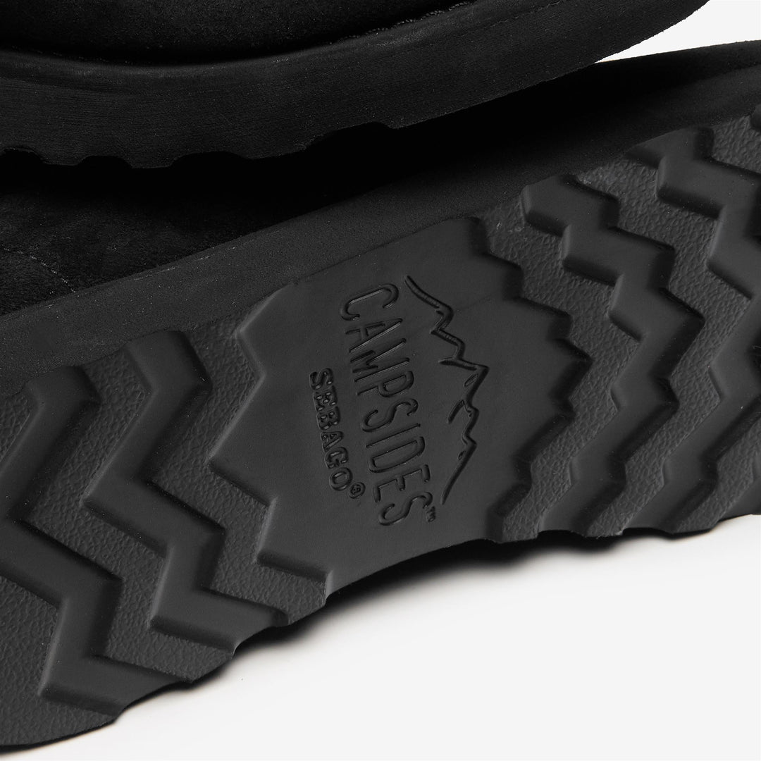 Botines negros de ante para hombre con paneles laterales elásticos main