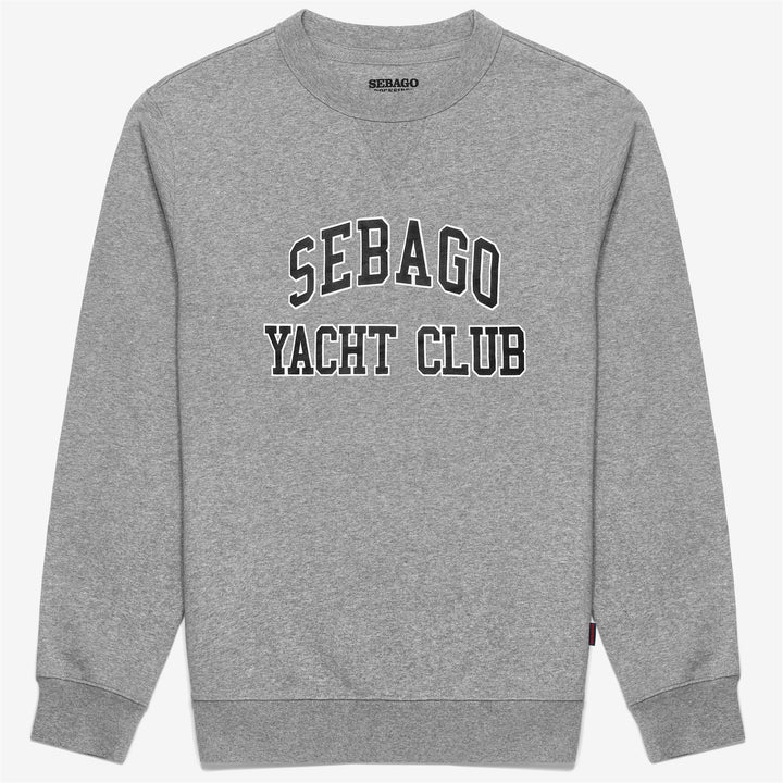 Maglione in Pile da Yachting Uomo Blu Grigio Stile Classico 1