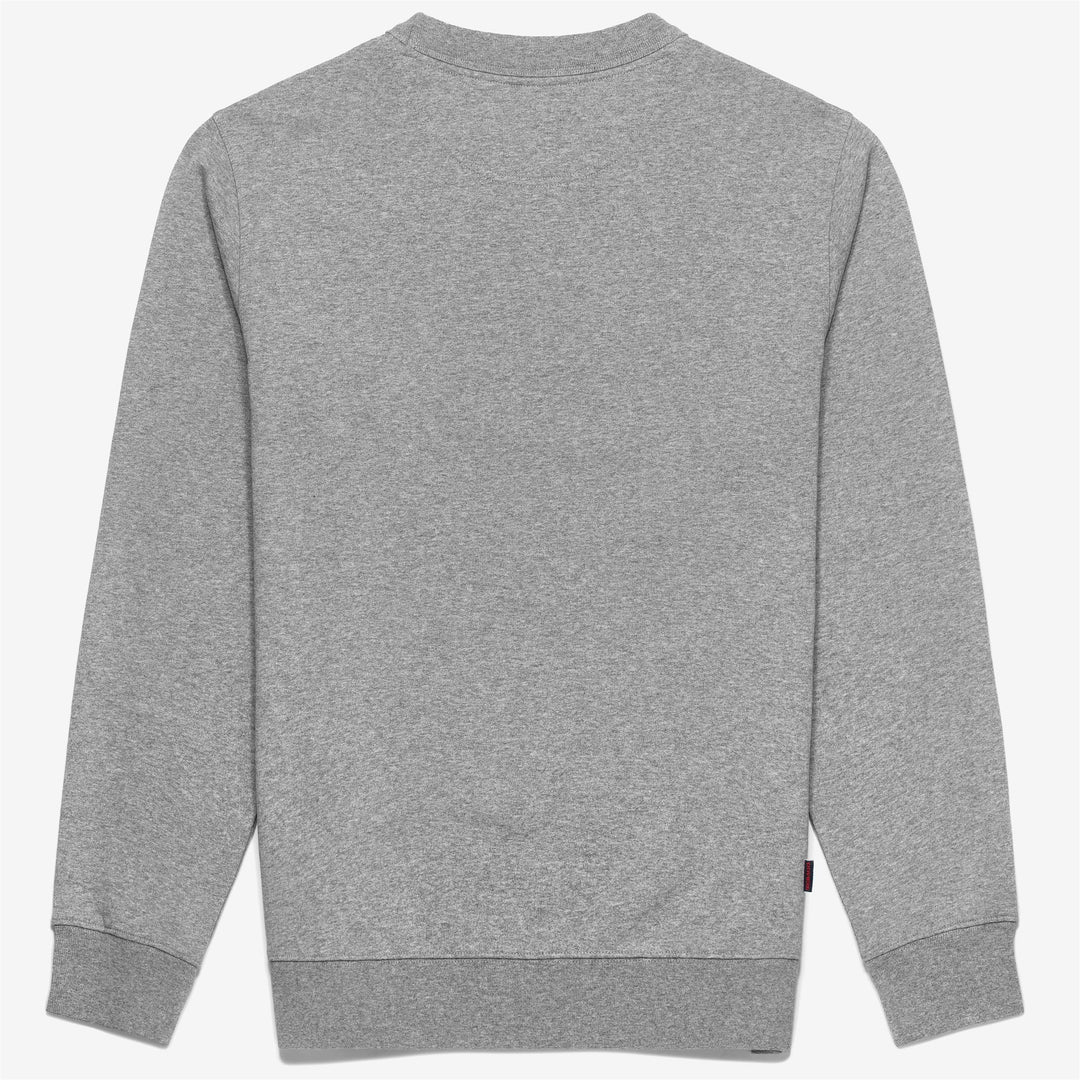 Suéter polar azul grisáceo para hombre con estilo clásico. main