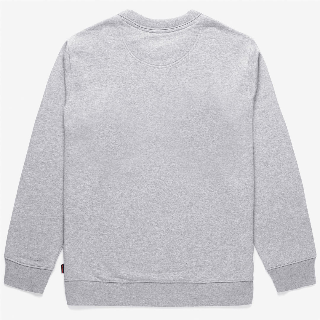 Suéter polar náutico para hombre en gris jaspeado con estilo clásico main