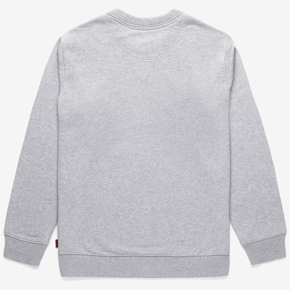 Grey Melange Men's Yachting Fleece Jumper with Classic Style 02