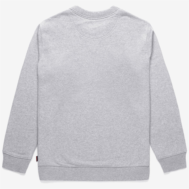 Maglione in Fleece da Yachting Uomo Grigio Melange Stile Classico 2