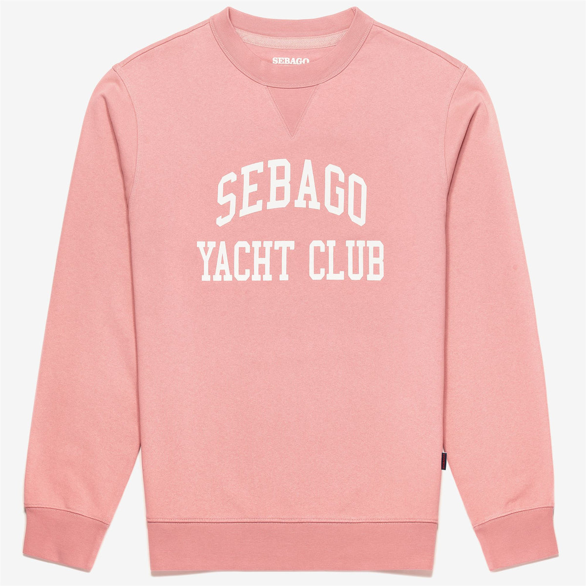 Red Men's Cotton Crewneck Sweatshirt