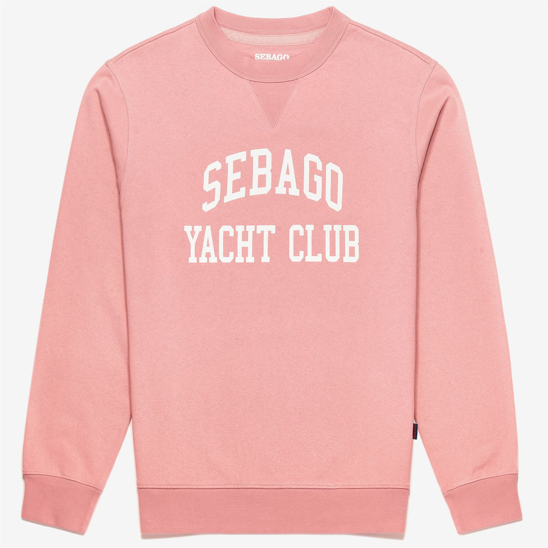 Suéter polar deportivo rosa y rojo para hombre con estilo clásico 01