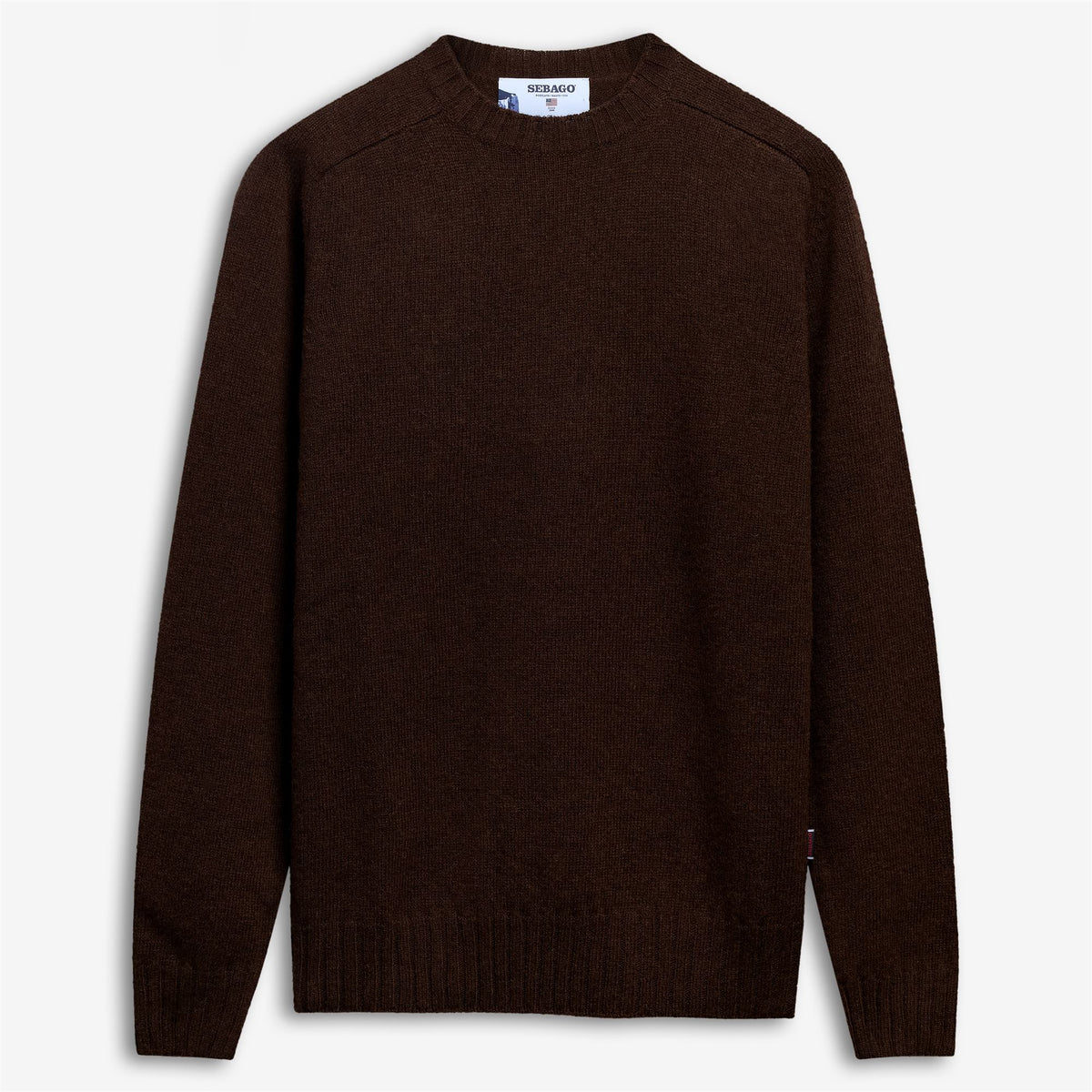 Brown Unisex Wool Jumper