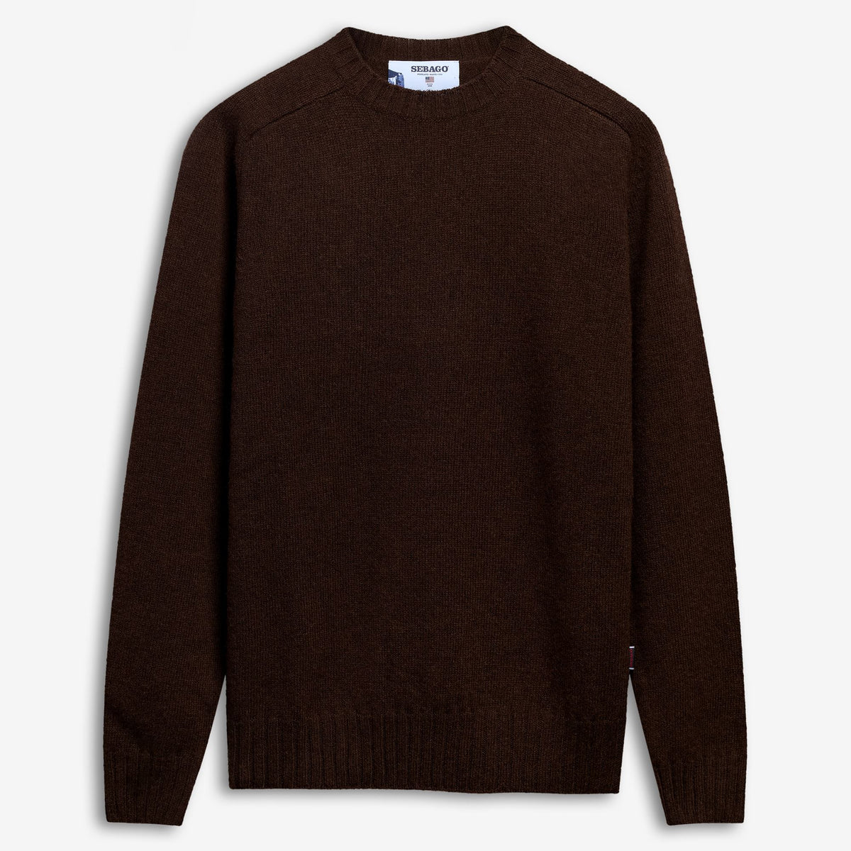 Brown Unisex Wool Jumper