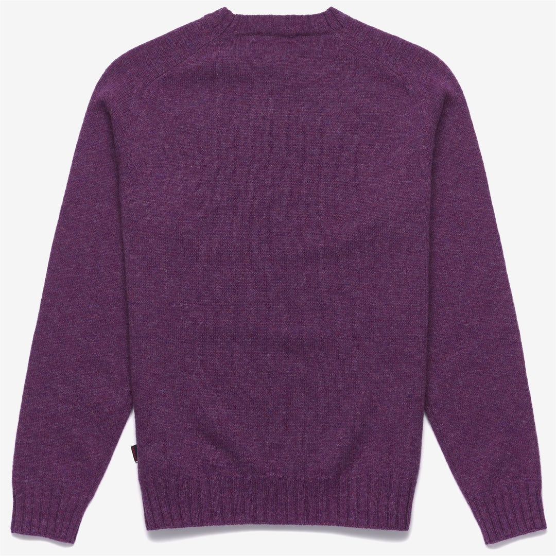 Violet Unisex Wool Leisure Jumper with Raglan Sleeves main
