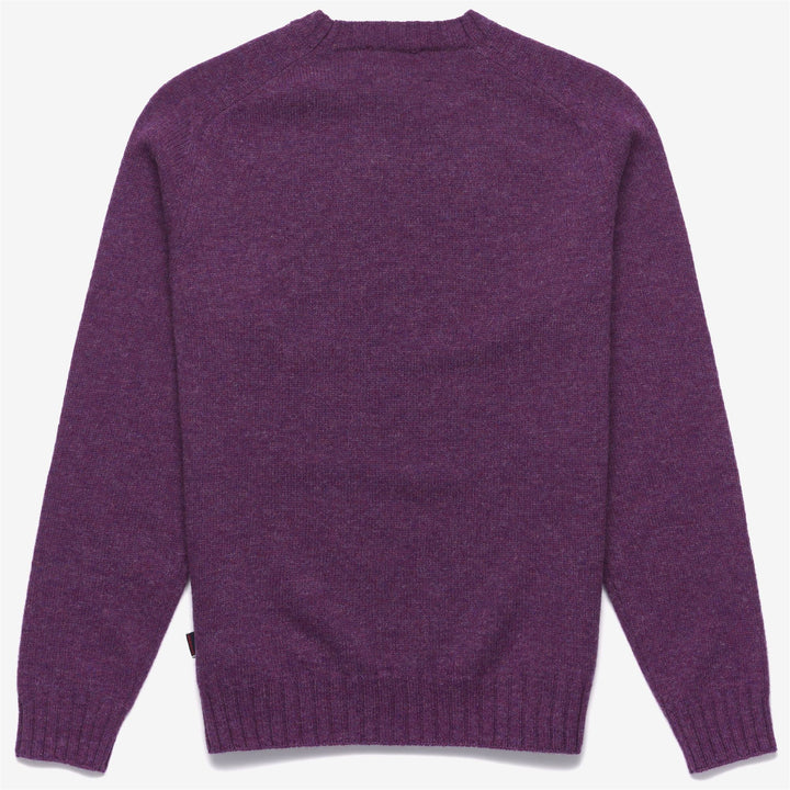 Violet Unisex Wool Leisure Jumper with Raglan Sleeves 2