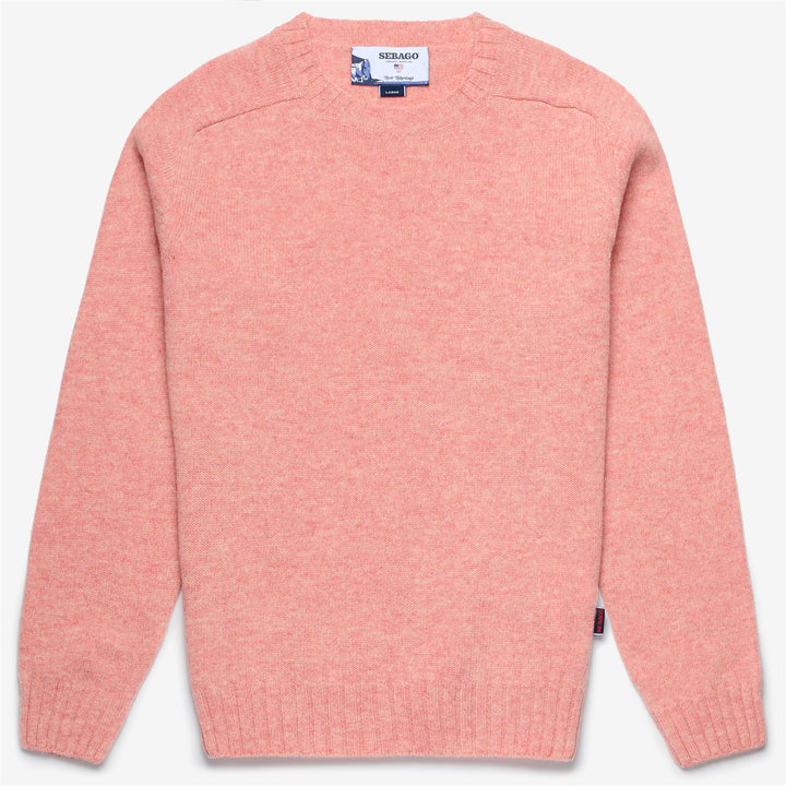 Red unisex knitted jumper with premium wool 1