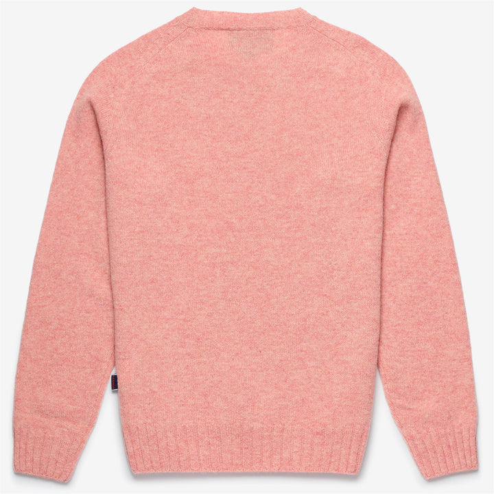 Red unisex knitted jumper with premium wool 2