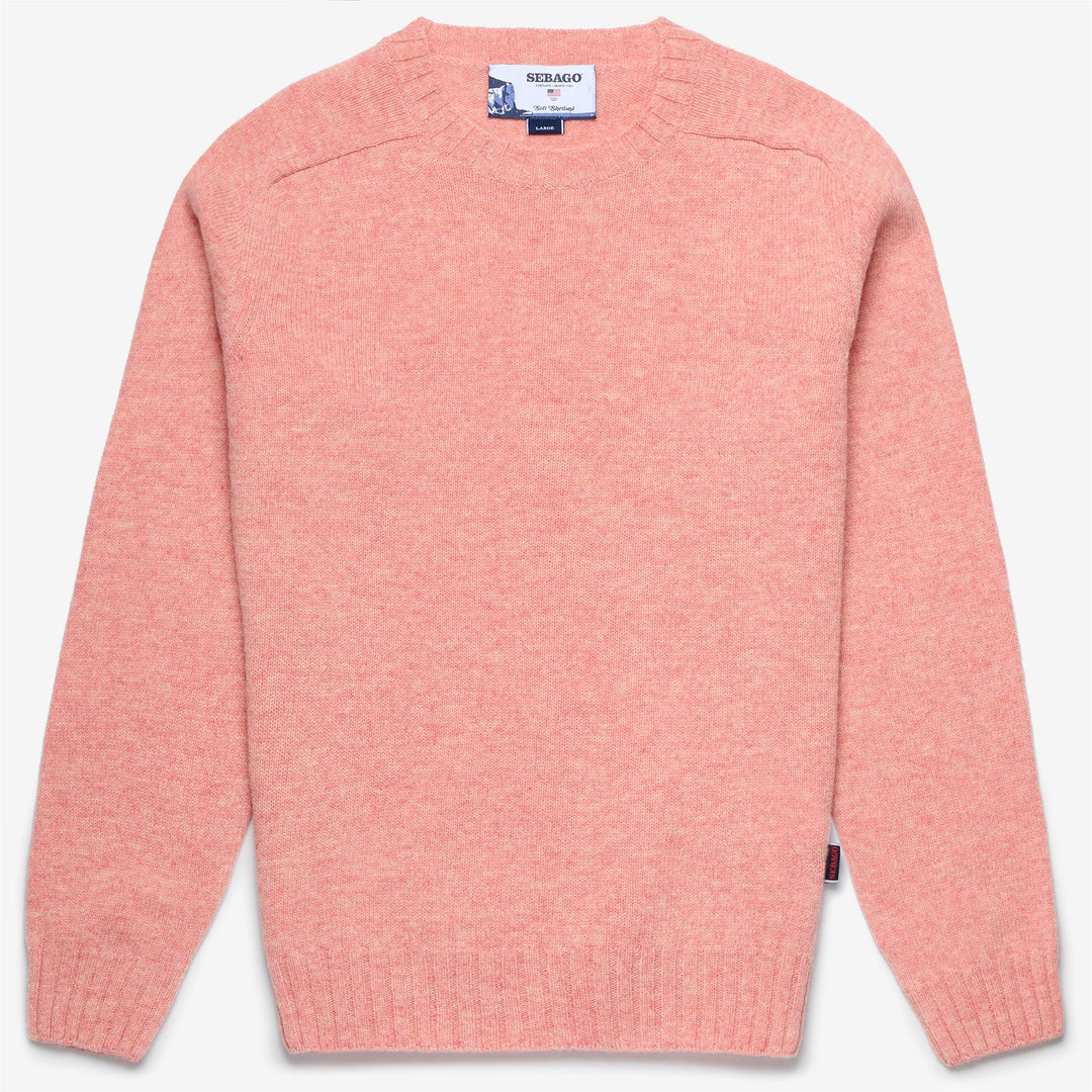 Red unisex knitted jumper with premium wool 01