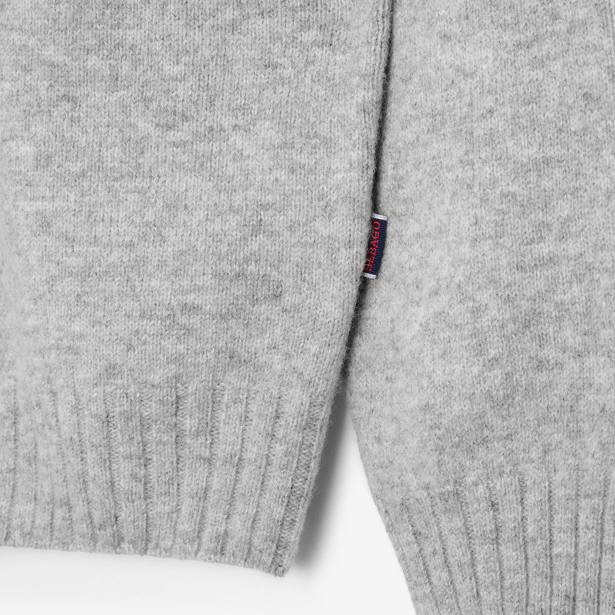 Jersey de lana gris unisex