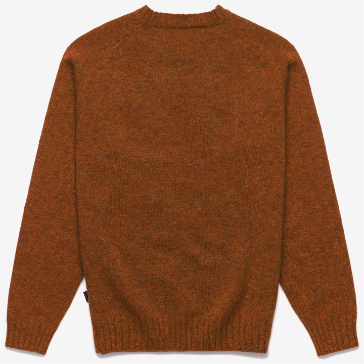 Copper orange Unisex Wool Knitwear Jumper for Leisure 2