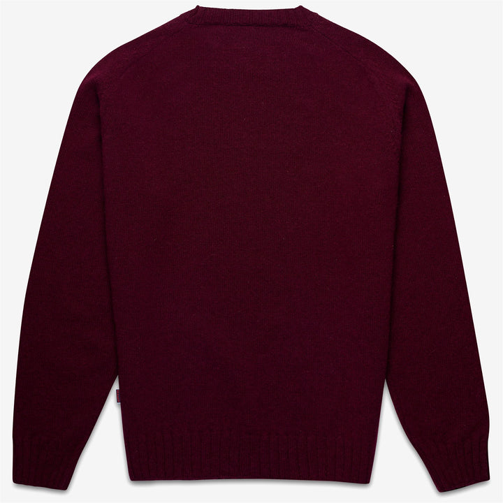 Red Unisex Knitwear Jumper in Premium Wool 2