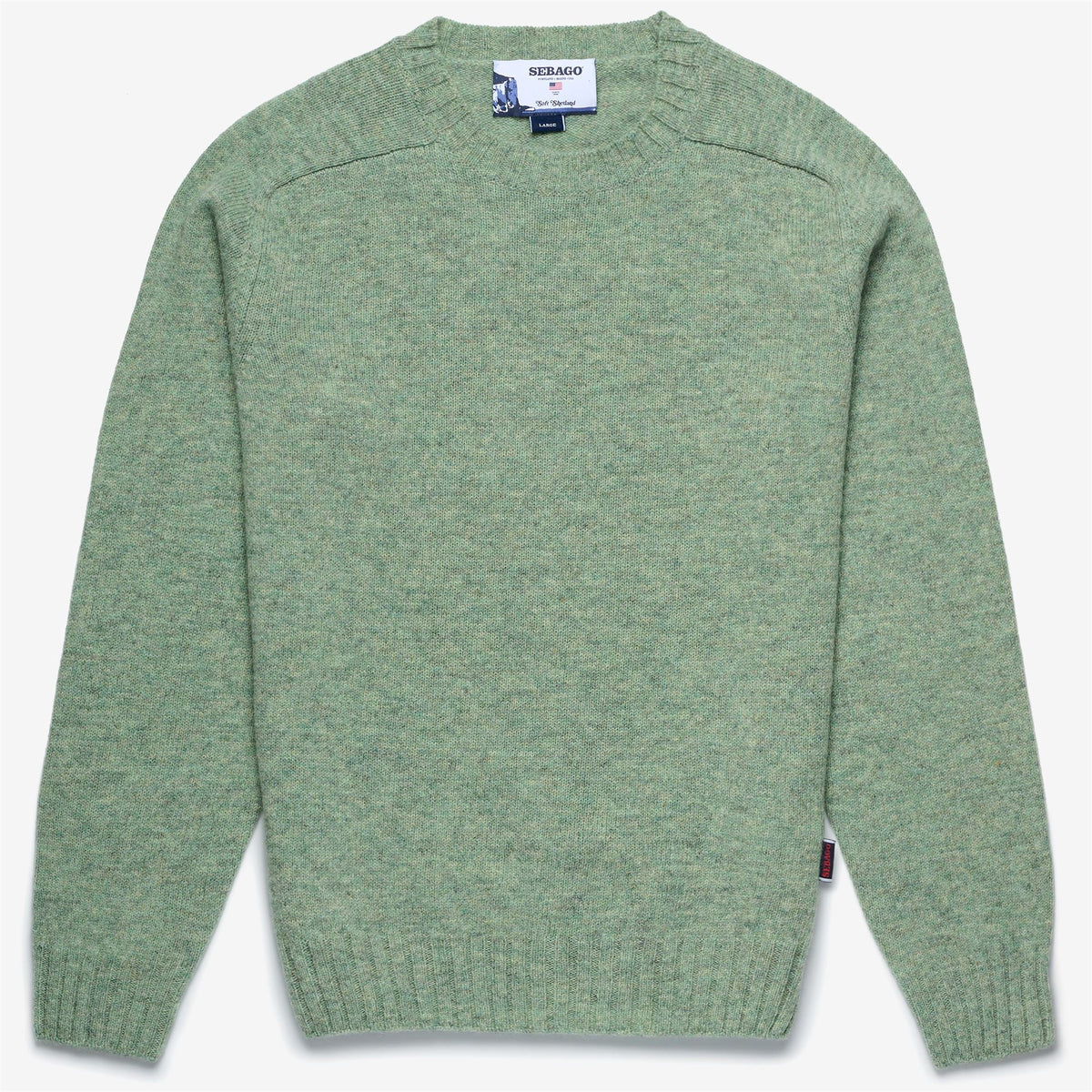 Jersey de lana verde unisex