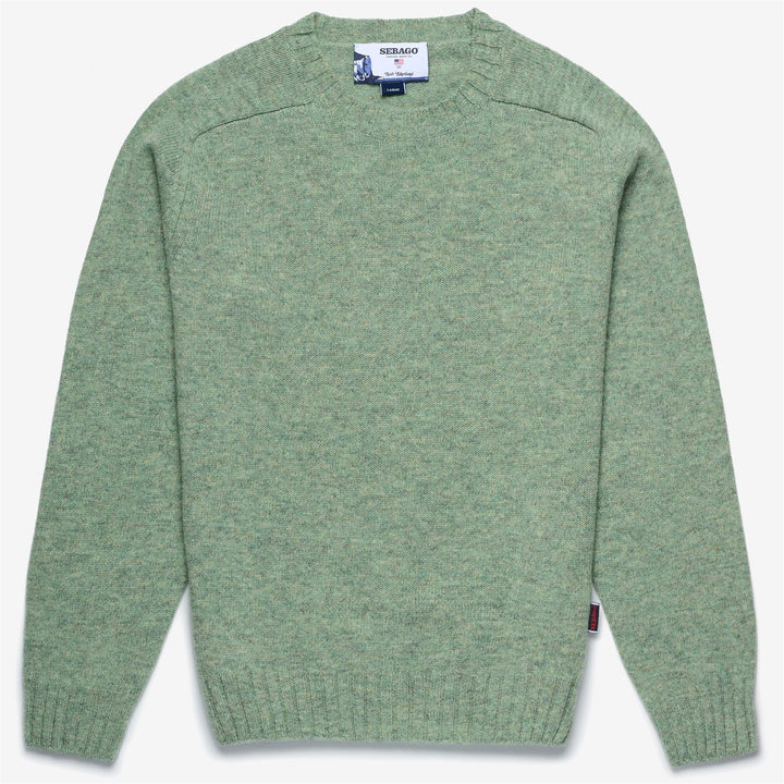 Sage green Unisex Wool Knitwear Jumper for Leisure 1