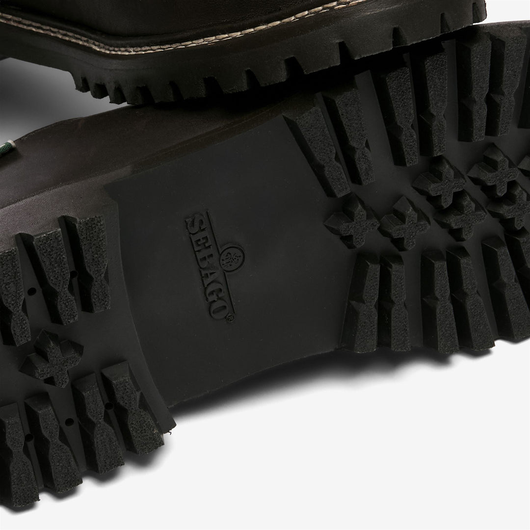 Dark brown Men's Leather Moccasin Docksides with Hand-Stitched Trims main