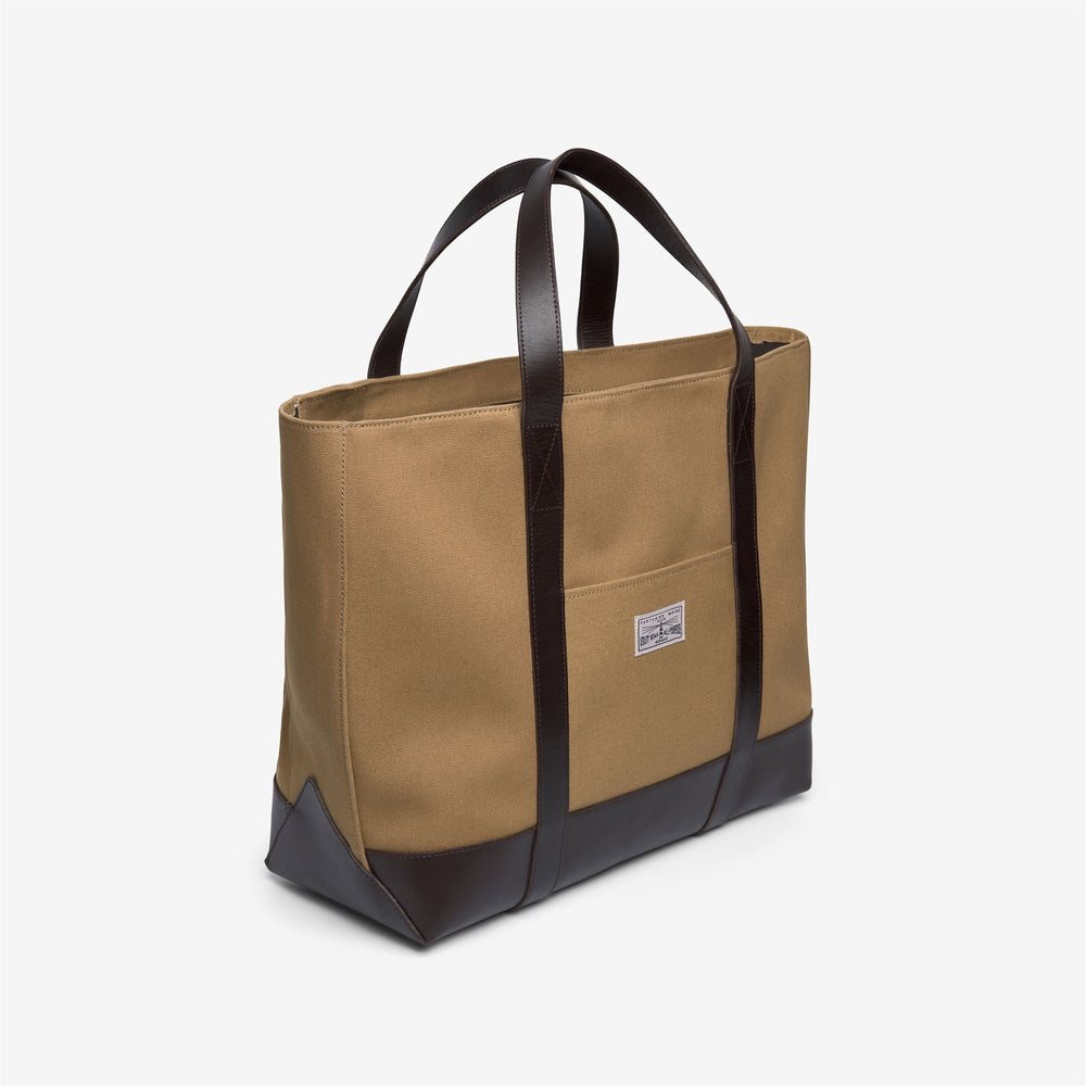 Beige yellow Unisex Canvas Tote Bag for Leisure 02