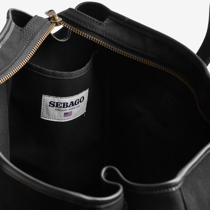 Black Unisex Cotton Tote Bag for Leisure 3