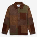 Jackets_UNISEX_DORR PATCHWORK_Mid_Brown Multicolor Check - Commercial 1