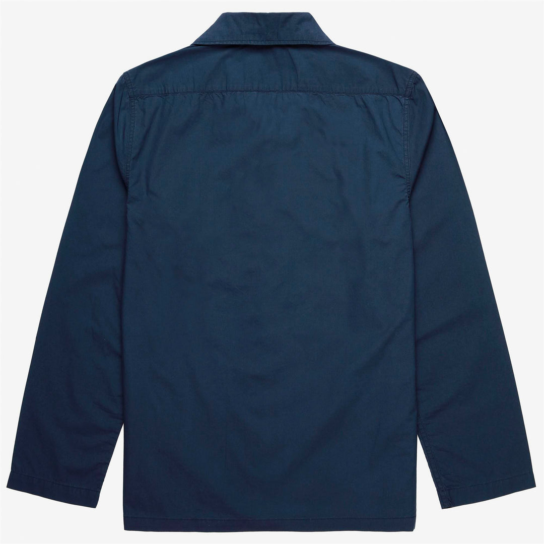 Camicia Overshirt Unisex da Yachting Blu Marino con Tasche main