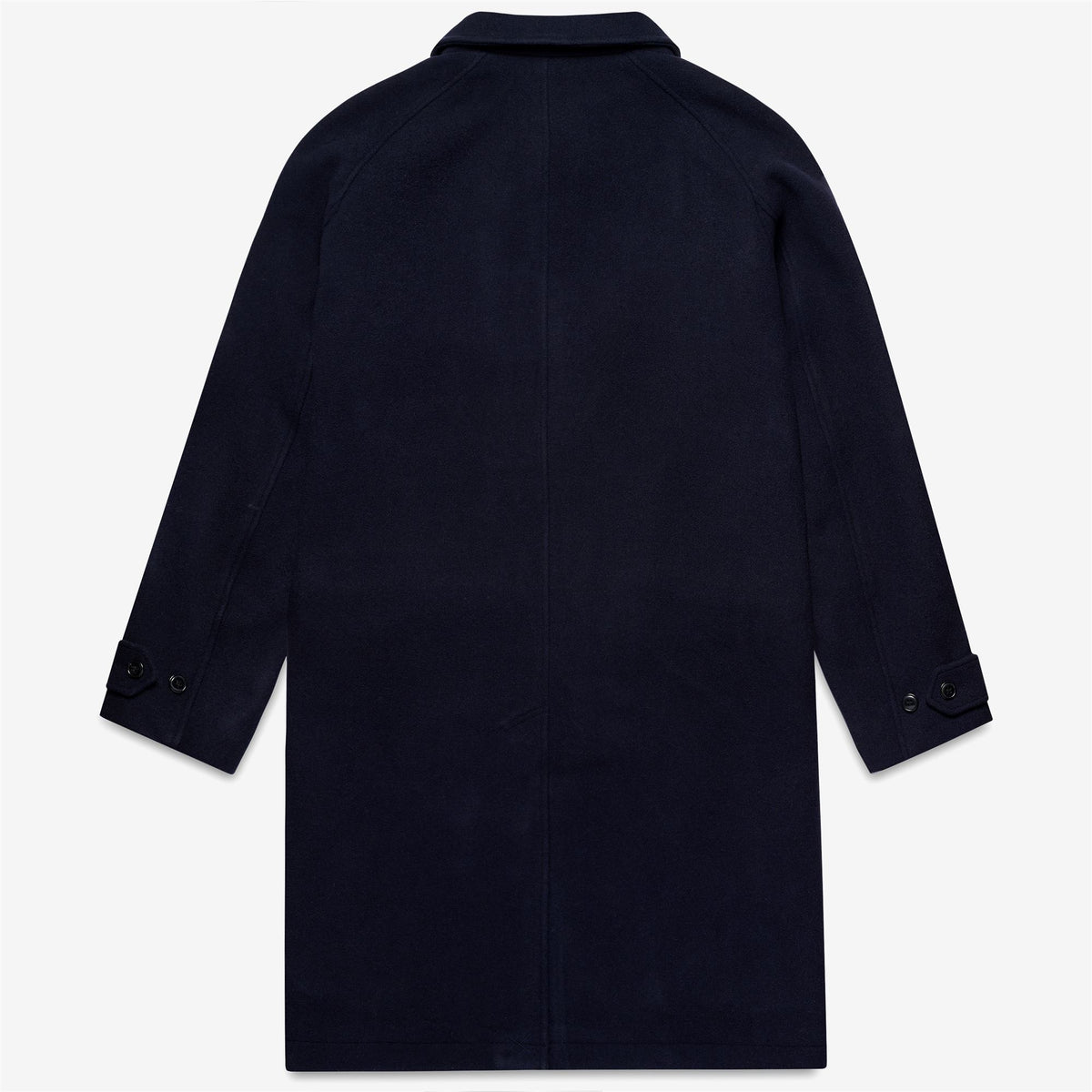 Blue Unisex Wool Coat